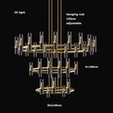 2026 Trendy Matt White Glass Black Brass Silver E14 Chandelier Hanging Lamps Lustre Suspension Luminaire Lampen For Living Room