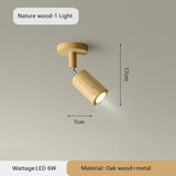 2026 Nordic Walnut Wood Ceiling Chandelier For Living Room Dining Room Aisle Entrance Corridor Lamps With Spotlights For Wall Pi