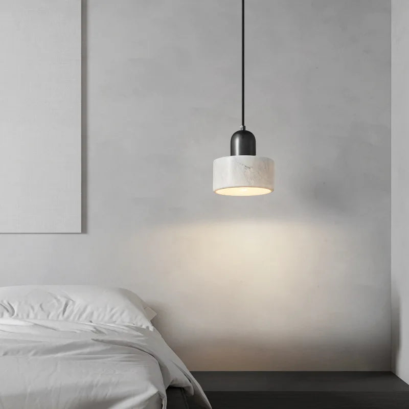 Nordic Modern Luxury Marble Pendant Lamp Bedroom Bedside Kitchen Restaurant Bar Counter Led Lights Hanging Lighting Home Decor