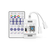 DC5V-24V WS2812B WiFi Voice Music SPI Led Controller for 3PIN WS2811 WS2812 RGB IC LED Light Strip Magic Home APP Support Alexa