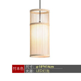 Bamboo Modern Hand Woven Bamboo Art Chandelier Bamboo Lantern Chandelier Bedroom Dining Room Lamp Japanese Pendants Lights