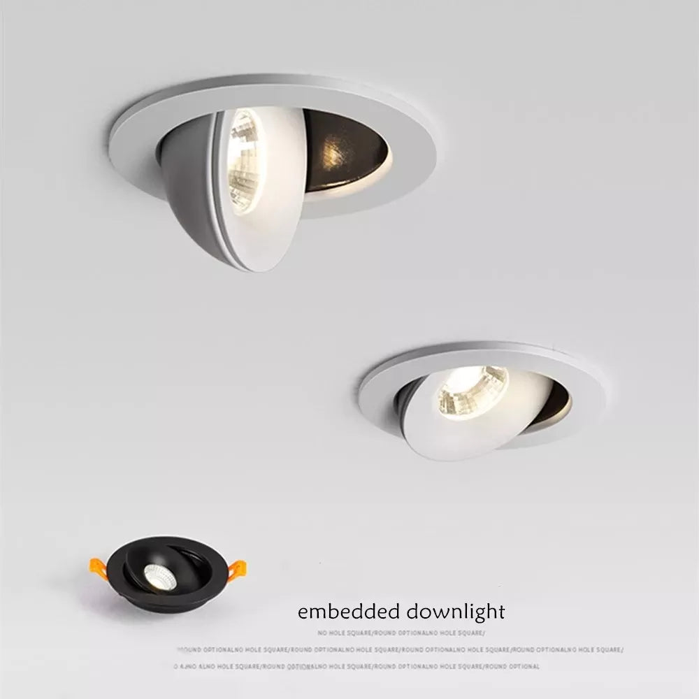 Spot Led Downlight Recessed Ceiling Lamp 15W Dimmable White Black Indo ...