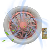 30W Ceiling Fan With Integrated Lights E27 Remote Ceiling Lighting Bedroom Living Room Switch Control 2400LM Home Lamps AC86-25V