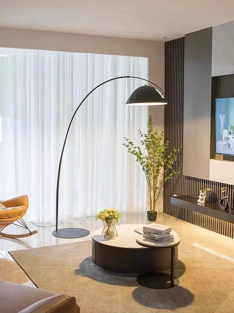 Modern Minimalism Vertical Led Floor Lamps Living Room Sofaside Fishing Lamp Lighting Home Bedroom Light Ambient Luster Fixtures