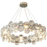 Ring Light Luxury Crystal Chandelier Creative Atmosphere High-end Modern Villa Living Room Bedroom Indoor Decor Lighting Lamps