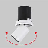 1Pcs NEW Style LED Aluminum Recessed Rotating Downlight 9W/12W/15W/18W/20W/24W CREE Chip COB Spot Light Ceiling Lamp AC85-265V