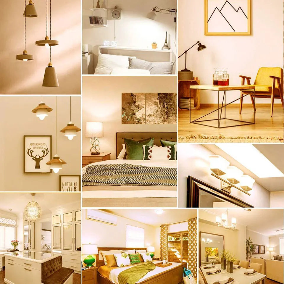 10PCS AC220V Led Bulb Lamps E27 E14 B22 Light Power 3W-20W No strobe 3000K 4000K 6000K Table lamp Nightstand Light Bulb