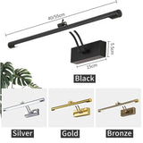 Modern LED Vanity Lights Bathroom Mirror Wall Lamps Waterproof Dimmable 9W 12W Toilet Wall Mounted Lighting Fixtures Sconces