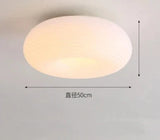 Modern Nordic round LED wall lamp bedroom balcony entrance porch lamp warm guest dining room ceiling light chandelier