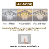 Modern Ceiling Light Led Crystal Chandelier Living Room Bedroom Lustre Aisle Luminaire Home Decor Pendant Lamp Hanging Fixture