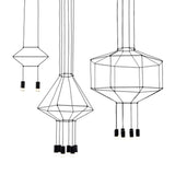 Modern Salon Chandelier Kitchen Living Dining Room Lobby Hall Stair Wireflow Hanging Lamp Loft Nordic Deco Pendant Light Lustre