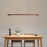 Nordic Solid Wooden Pendant Lighting LED Lamps for Dining Living Room Kitchen Office Shop Long Hanging Indoor Lighting Fixtures