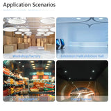 UFO LED High Bay Light (100W/150W) 220V - Super Bright 6000K IP66 Waterproof Commercial Industrial Lamp for Warehouse & Garage