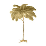 Nordic Ostrich Feather Floor Lamp - Luxury Standing Lamp for Living Room & Bedroom