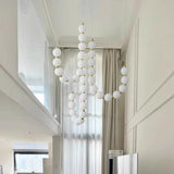 Nordic home decoration, stair chandelier, living room bedroom and dining room Pendant lights, ceiling light, indoor lighting