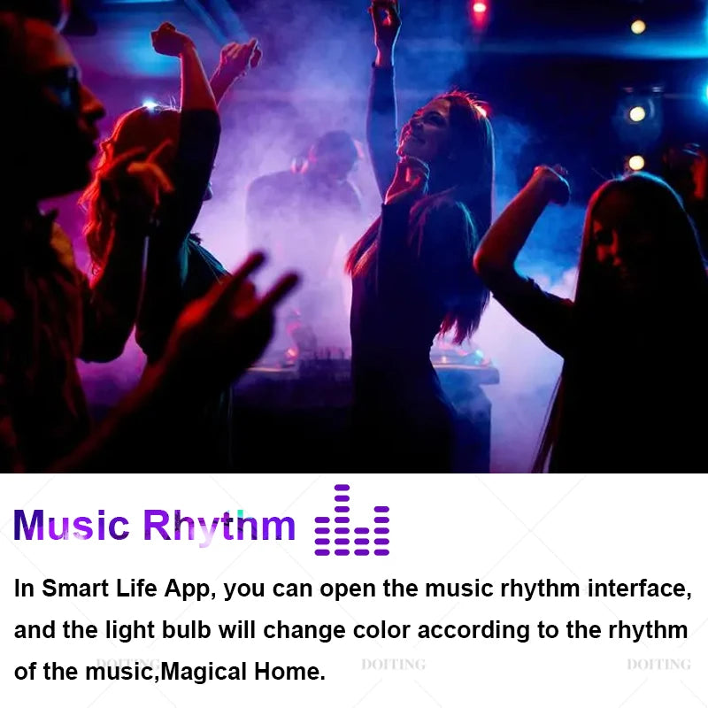 Tuya Zigbee Smart Led Bulb E27 B22 Lamps 18W RGBCW Works With Amazon Alexa Google Home Smart Life APP Voice Control 110V 220V