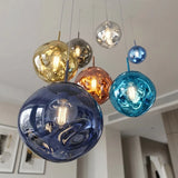 Nordic Lava Texture LED Pendant Light - Minimalist PVC Hanging Lamp