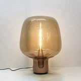 Nordic Creative Fashion Needle Tip Micro Cover Glass Desk Lamp Modern Living Room Study Bedroom Decoration Art Bedside Light