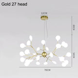 Nordic Modern Firefly Ceiling Chandelier Pendant Lamp G4 Led Lights Home Baby Room Bedroom Living Room Decoration Salon Starry