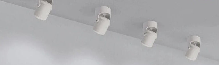 180°Rotation Tricolor Changeable Surface Mounted LED Downlight 10W15W20W24W COB Ceiling Lamp AC85~265V Spotlight Indoor Lighting