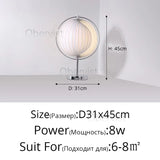 Moon-Shaped Floor Lamp Rotatable Bedside Lighting DIY Adjustable Ambience Lamp LED Mood Light for Bedroom Living Room Decoration