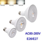 High Bright 9W 15W 18W Aluminium LED Lamp 4000K 6000K Waterproof COB Par Light PAR38 LED Bulb PAR30 PAR20 for Indoor Outdoor