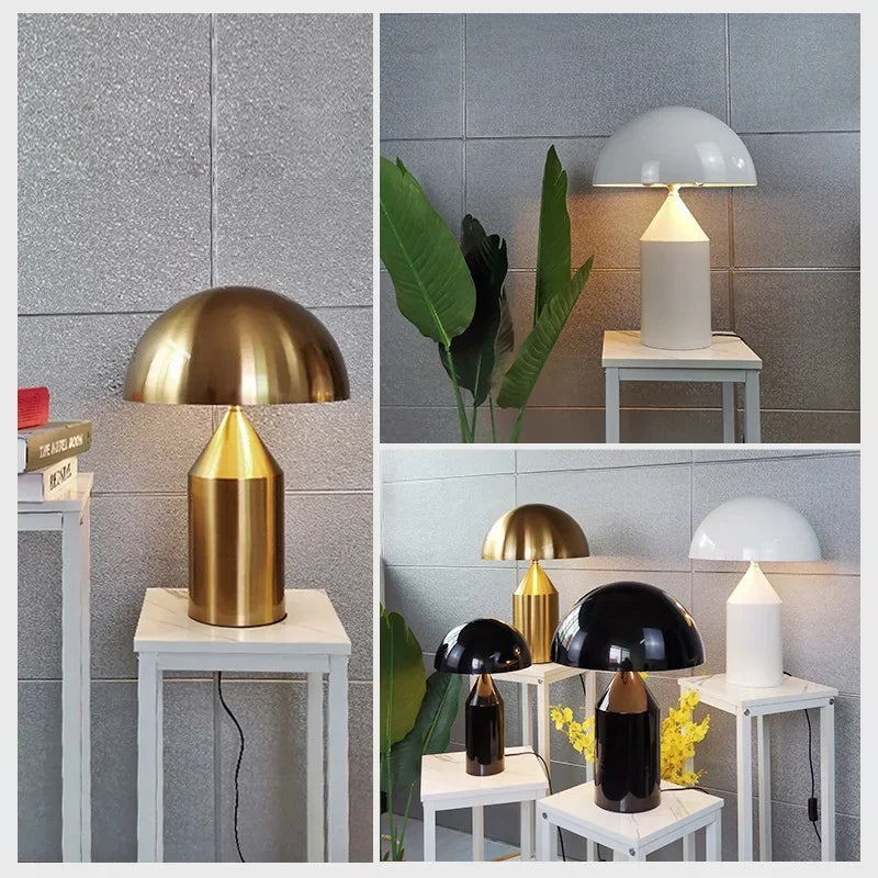 Nordic Creative Designer Mushroom Head Table Lamp  Applicable To Bedroom Decoration Living Room Sofa Bedside Illumination