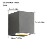 Waterproof indoor outdoor Led wall lights 3W/6W LED Aluminum Wall Lamp Garden Lights Modern wall lights Porch Light Wall