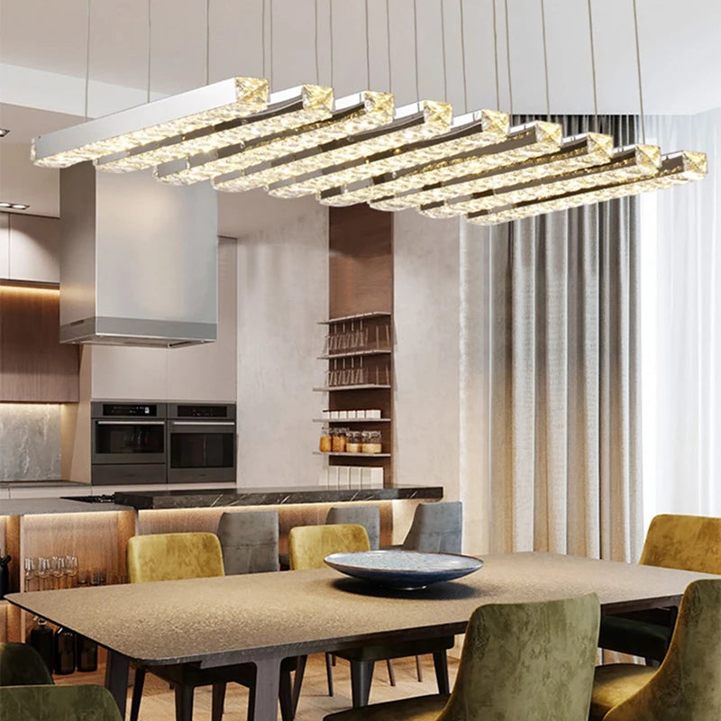 Nordic home decoration luxury crystal chandelier restaurant chandelier ceiling lamp villa chandelier interior lighting lamps