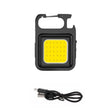 Mini LED 500mah Cold White Work Light Portable Pocket Flashlight Keychains USB Rechargeable For Outdoor Camping Small Corkscrew
