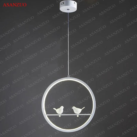 Nordic modern LED pendant lights Vintage loft bird chandeliers bedroom kitchen Dining room home decors Hanging lamp luminaire