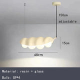 Art Deco LED Wall Lamp Modern Beige Green Pink Resin Hyacinth Bean Living Room Bedroom Aisle Restaurant G9 Bulb Lighting