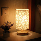 USB Powered Modern Nordic Wood Table Lamp Night Light for Bedroom Illumination Warm White Gift Wooden Bedside Kids Room Decor