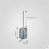 Nordic Style Designer Postmodern Luxury Glass Single Head Pendant Lamp Creative Art Bar Dining Lighting Fixture