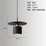 Nordic Minimalist Bedside Pendant Light - Modern Single Head Hanging Lamp
