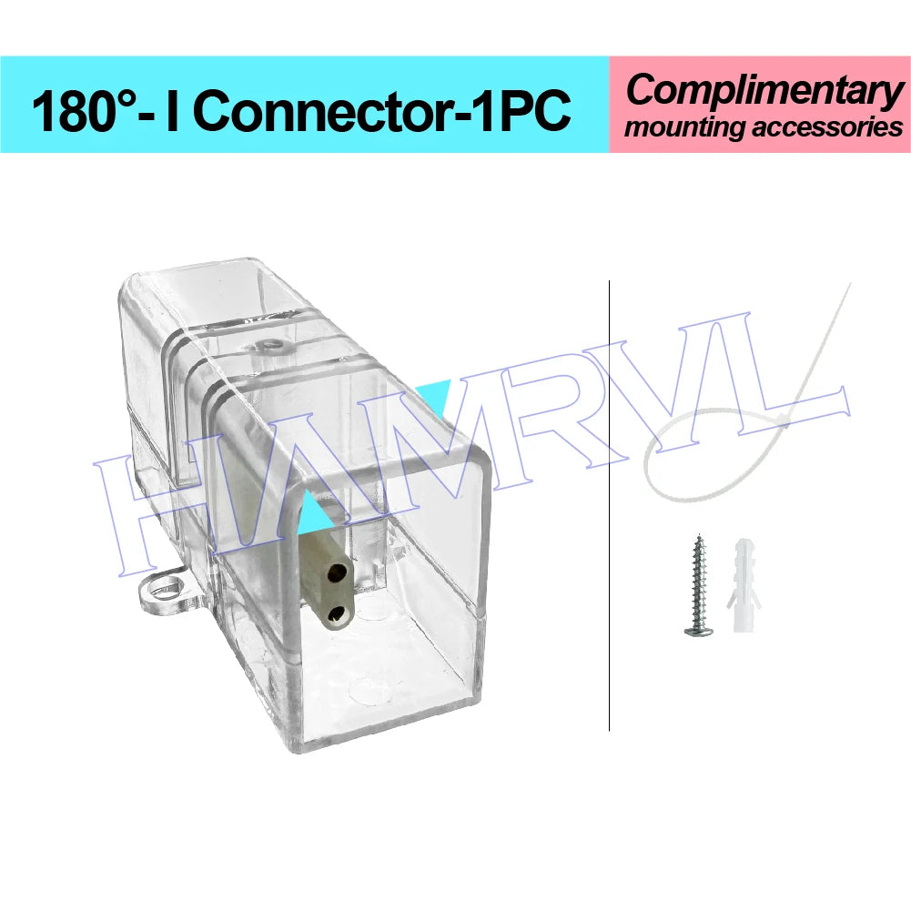 DIY Hexagon Garage LED Tube Accessories & Connector Set (110-240V) - Suspension Wire Cable Kit for Honeycomb Workshop & Barber Shop Lighting