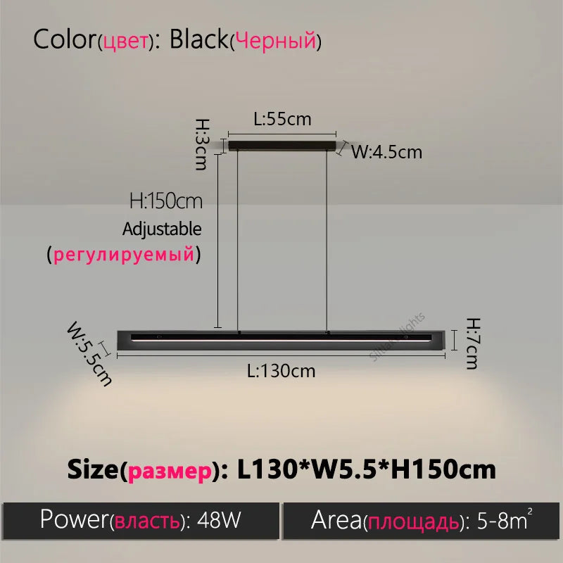 Dining room chandelier Nordic modern lamp dining table bar lamp restaurant lights kitchen lights  led strip lamps Light Bar