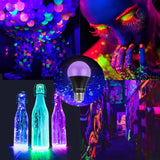 9W Led Black Light Bulb E27 UV 395nm Glow in Dark for Body Paint Club Party Neon Posters Led Blacklight 385-400nm Led Bulb Lamp