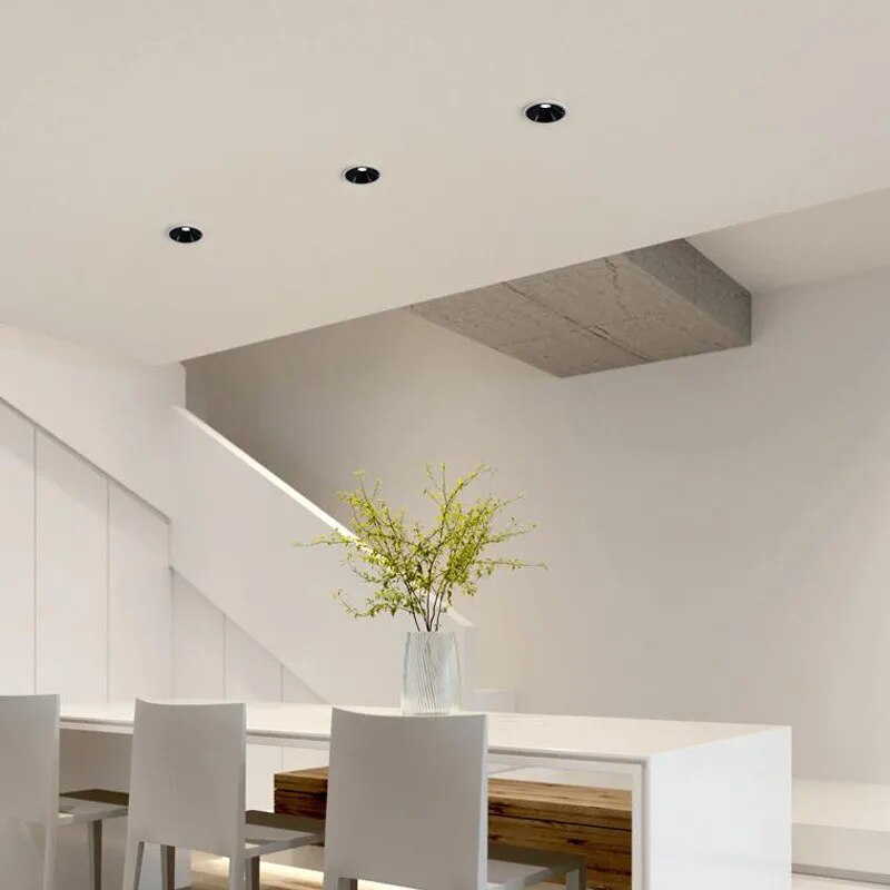 COB embedded ultra-thin anti-glare ceiling with commercial wall light washing simple fashion