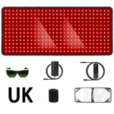 406pcs Leds Red Light Heating Larger Size Pad 660nm Waist Back Shoulder Muscle Pain Yoga mat Relief Relax Infrared Light 850nm