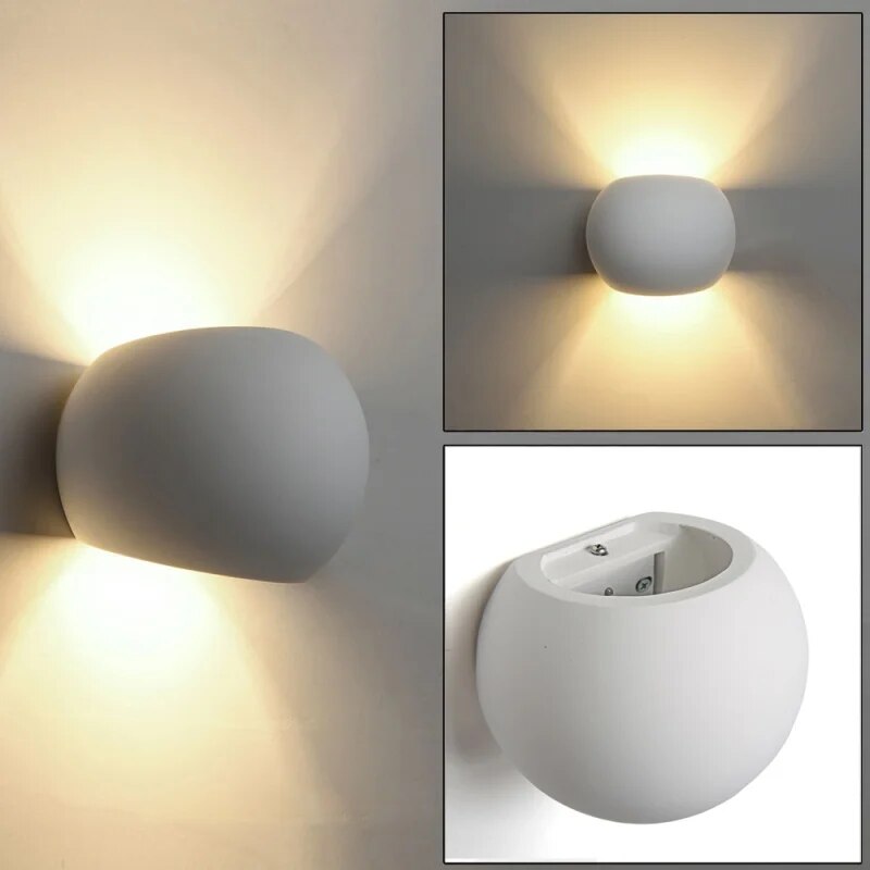 Modern LED Wall Lamp G9 5W Gypsum Wall Light Sconces Lamp door Bedside Bedroom Living Room Decor Lumination Home Kitchen Lighting