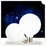 G80 G95 G125 Milky Glass Bulb E27 5W Edison LED Bulb AC110V 20V Round Bulb Cool/Warm White Lampada LED Sound Control AC 85V-265V