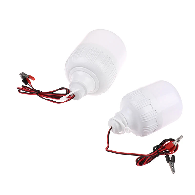 12v LED Lamp Portable Led Bulb 3W 5W 7W 9W 12W 20W 30W Outdoor Camp Tent Night Fishing Hanging Light Emergency Cold White