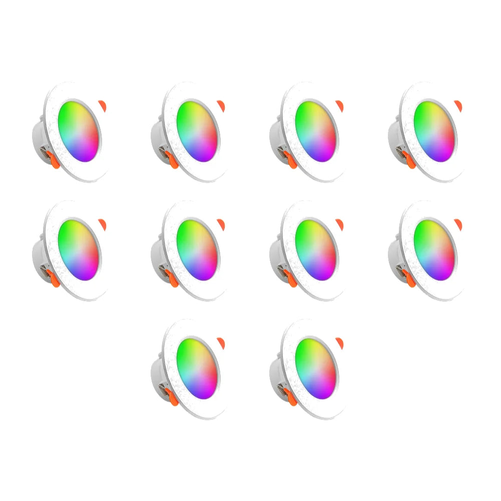 15W/10W LED Downlight Bluetooth LED Smart Ceiling Light Motion Sensor 85-265V Dimmable RGB Lamp APP Remote Control Smart Life