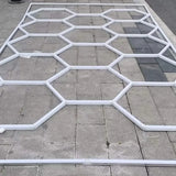 Factory Direct Hexagonal LED Garage Grid Light - Modular Honeycomb Work Lamp System for Car Beauty Shop, Gym & Barber Shop