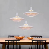 Dia38CM Nordic Umbrella LED Pendant Lamp Kitchen Island Dining Table Pendant Light Creative Art Bedroom Restaurant Hanging Light