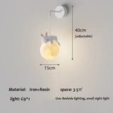 Nordic Little Bear LED Pendant Light - Minimalist Kids Chandelier Hanging Lamp