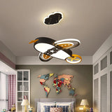 Children's Room Ceiling Chandeliers Cartoon Airplane Lights Minimalist Modern Nursery Little Boy Girl Bedroom Hanging Chandelier
