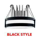 Led Mini Downlight 3W 5W Dimmable Spot Light Recessed Lights ac85-265v Ceiling Indoor Lamp Acrylic Side Glow 220V 230V 110V