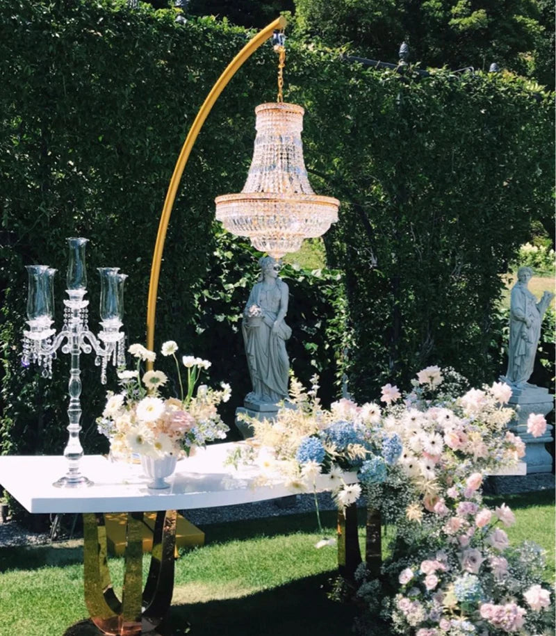 French Empire Gold Crystal Chandelier For Living Room Small Hanging Lamp For Dining Room Kitchen Island Hanging Light Fixture